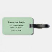 かわいいスリーピーリトルキツネ ラゲッジタグ (裏面横)