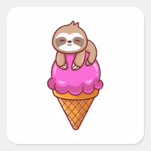 かわいいスロッスオンアイスクリームコーン