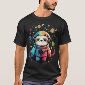 かわいいスローアストロノート 宇宙 Tシャツ