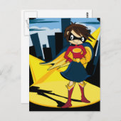 かわいいスーパーヒーローのポストカード ポストカード (正面/裏面)