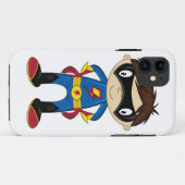 かわいいスーパーヒーローの男の子のiphoneの場合 Case-Mate iPhoneケース (裏面(横))