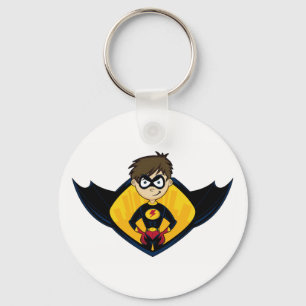 かわいいスーパーヒーローの男の子Keychain キーホルダー