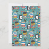 かわいいスーパーヒーロー・パーティーのご招待 招待状 (裏面)