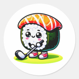 かわいいス遊シズゴルフ ラウンドシール