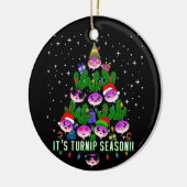 かわいいズカブの季節クリスマスツリーおもしろい セラミックオーナメント (左)