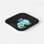 かわいいズガメソロテルアクソロテルゲーマー ペーパープレート (傾斜あり)