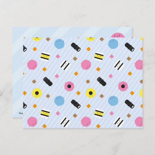 かわいいズキャンディリコリスアラソーズ ポストカード (正面/裏面)