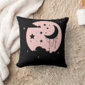 かわいいズキュートパステルゴシックムーン クッション (ブランケット)