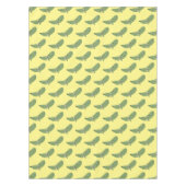 かわいいズッキーニhappy cartoonイラストレーション テーブルクロス (正面)