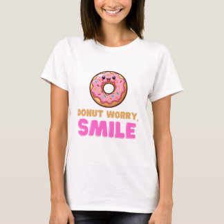 かわいいズドーナツ喜び甘くて愛らしい Tシャツ