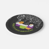 かわいいズハロウィンカップケーキ誕生パーティー ペーパープレート (アングル)