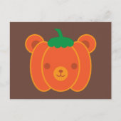 かわいいズハロウィーンカボフキンベア ポストカード (正面)