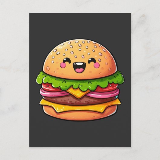 かわいいズバーガーディライト ポストカード (正面)