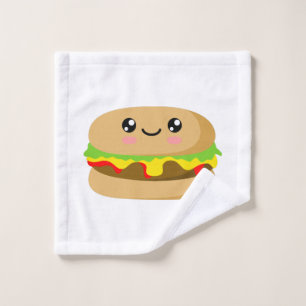 かわいいズバーガー ウォッシュタオル