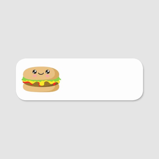 かわいいズバーガー 名札 (正面)
