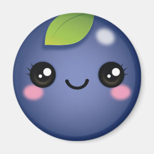 かわいいズブルーベリー磁石 マグネット