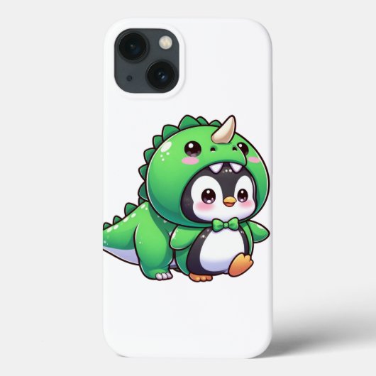 かわいいズペンギンDino変装 Case-Mate iPhoneケース (裏面)