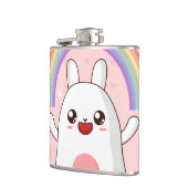 かわいいズレインボークリップアート フラスク (左)