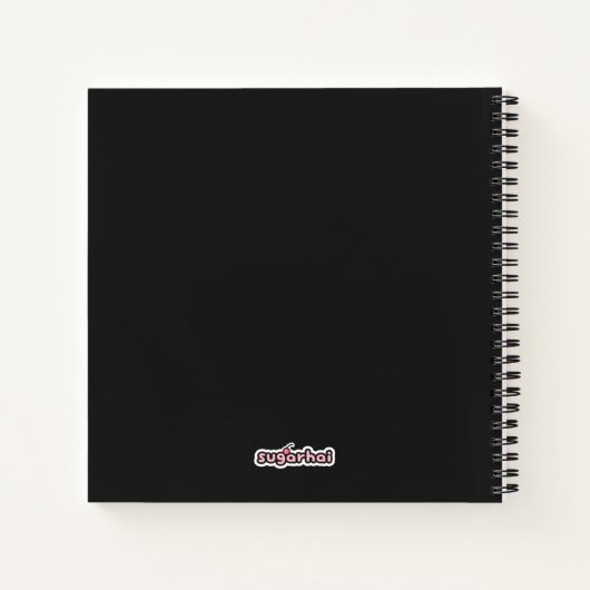 かわいいズ邪悪な計画ノート – 翼付き子猫 ノートブック (裏面)