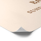 かわいいズ・more Love Campfireベビースシャワーへようこそ ポスター (角)