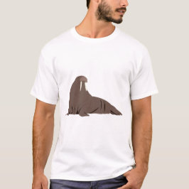 かわいいセイウチのイラスト Tシャツ