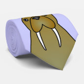 かわいいセイウチの漫画 ネクタイ (ロール)