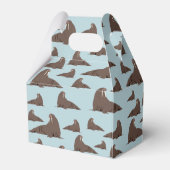 かわいいセイウチ柄 フェイバーボックス (裏面サイド)