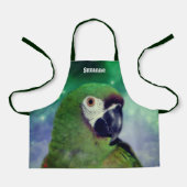 かわいいセベアマカオインコ オーダーメイド エプロン (正面)