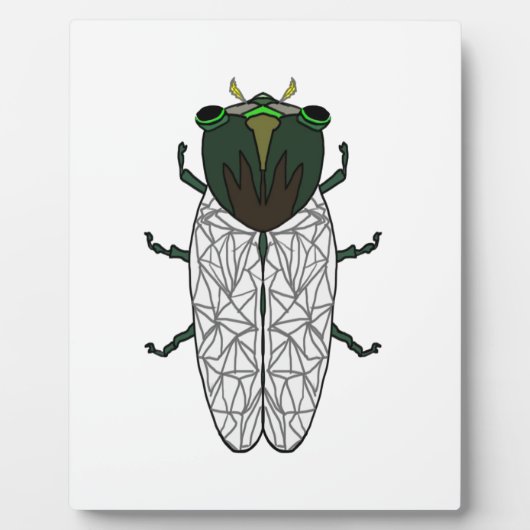 かわいいセミ フォトプラーク (正面)
