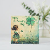 かわいいセントパトリックデーのカード シーズンカード (スタンド正面)