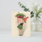 かわいいセントパトリックデーのポストカード ポストカード (スタンド正面)