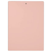 かわいいセージ緑の格子柄パーソナライズされた クリップボード (裏面)