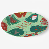 かわいいセーターの季節 ペーパープレート (アングル)