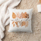 かわいいセーター天気予報スクリプト秋紅葉 クッション (ブランケット)