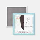 かわいいセーブザデートマグネット マグネット (正面/裏面)