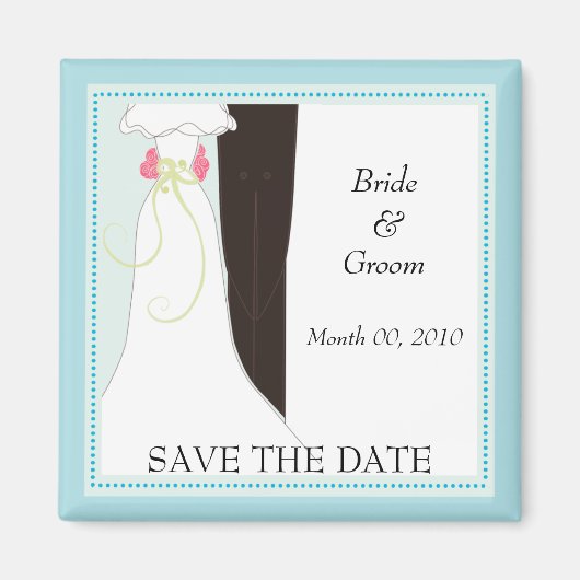 かわいいセーブザデートマグネット マグネット (正面)