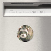 かわいいセーブルフェレット マグネット (インサイチュ (食洗機))