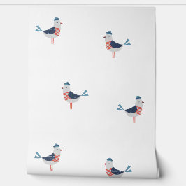 かわいいセーラーシーグルスを白に 壁紙