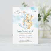 かわいいセーラーベアベビー誕生日パーティカスタムー 招待状 (スタンド正面)