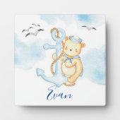 かわいいセーラーベアベビー フォトプラーク (正面)