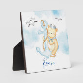 かわいいセーラーベアベビー フォトプラーク (正面)