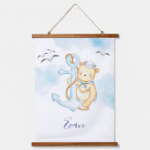 かわいいセーラーベアベビー 吊り下げ型タペストリー (正面)