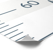 かわいいセーラー航海のボートの成長チャート ポスター (角)