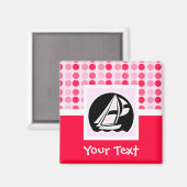 かわいいセーリング マグネット (正面/裏面)