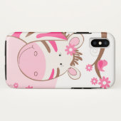 かわいいゼブラ動物用携帯電話ケース Case-Mate iPhoneケース (裏面(横))