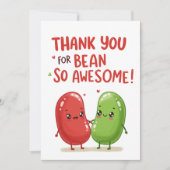 かわいいゼリービーンズカップル - バレンタインデー シーズンカード (正面)