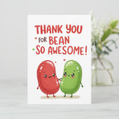 かわいいゼリービーンズカップル - バレンタインデー シーズンカード (スタンド正面)