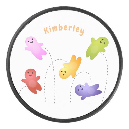 かわいいゼリーベビーキャンディースイーツ漫画 アイスホッケーパック (正面)