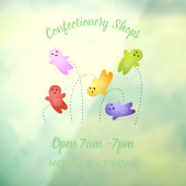 かわいいゼリーベビーキャンディースイーツ漫画 ウィンドウサイン (シート3)