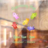 かわいいゼリーベビーキャンディースイーツ漫画 ウィンドウサイン (シート2)